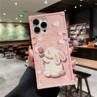 เคสน่ารักสำหรับ VIVO X80 X70 X50 X60 X70 Pro X60 X50 Pro X70 Pro + ดีไซน์การ์ตูนกระต่ายมีสไตล์ TPU ตัวกันกระแทกป้องกันการลื่นกันกระแทกเคสแฟชั่น