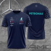 HOT M-pet Mens 3d T-shirt Fashion Short Sleeve Mer-cedes - Amg Petronas F1 Size：S-5XL