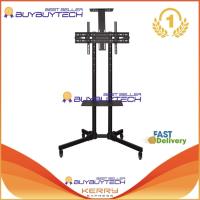 Eco TV Stand ขาตั้งทีวี ขนาด 32-65 สูง 200 cm . โชว์สินค้า ขาตั้งทีวีเคลื่อนที่ได้ ปรับ ก้ม เงยได้ แบบมี 2 ถาด ด้านหน้า ปรับก้มเงยได้ ปรับก้มเงยได้ 15 องศา