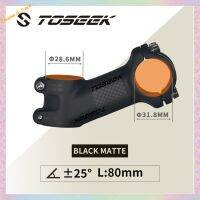 Toseek ก้านคาร์บอน17/25/35องศาชิ้นส่วนมือจับ MTB เบาพิเศษ31.8Mm/70Mm 80Mm 90Mm 100Mm ถนนก้าน Mtb