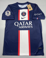 เสื้อบอล แฟนบอล ปารีส เหย้า 2022-23 PSG Home พร้อมอาร์มลีควัน แชมป์