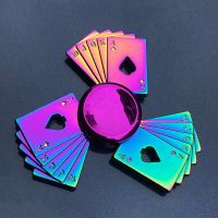 Metal Rainbow Fidget Spinner Antistress Colorful R118 Bearing Hand Spinner ADHD Finger Spinner Stress Relief Toys For Aldult Kid
