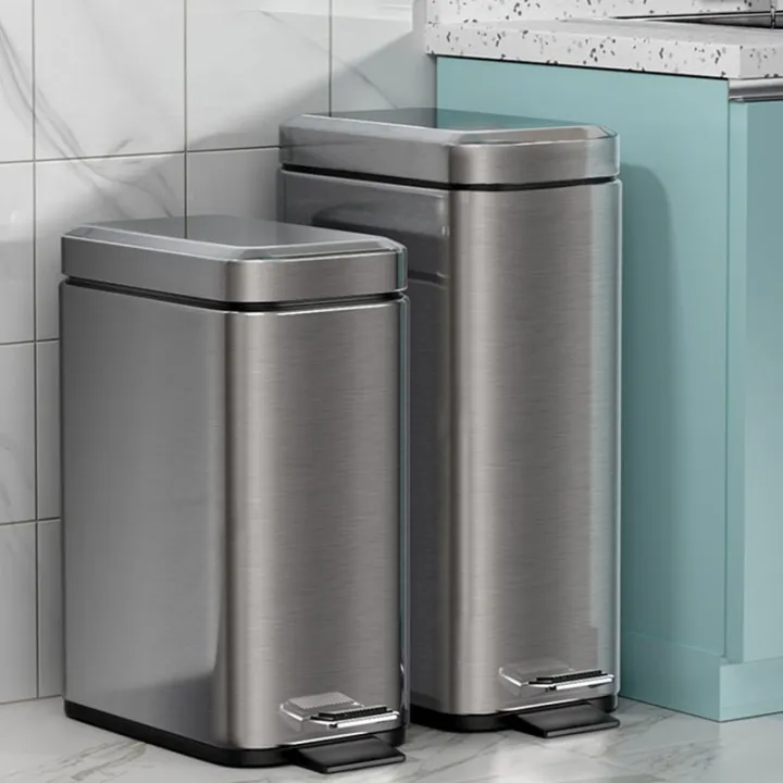 {Discount}Joybos Stainless Steel Step Trash Can Garbage Bin for Kitchen