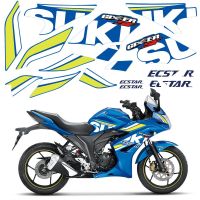 [YOMI Automotive Products] สติกเกอร์สำหรับ Suzuki Gixxer 150 Sf Decals Ecstar โลโก้ Body Kit อุปกรณ์เสริม