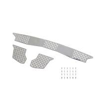 1Set for TRX-4 TRX4 Ford Bronco Rear Bumper Skid Plate T4 Rear Bumper Metal Skid Plate Replacement Accessories Modified and Upgraded Accessories