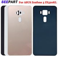 【☸2023 New☸】 baoyao 5.2 "สำหรับ Asus Zenfone 3 Ze520kl ฝาหลังประตูฝาครอบด้านหลังกระจกสำหรับ Zenfone3 Ze520kl ชิ้นส่วนอะไหล่กาว3เมตร