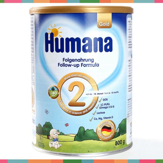 Sữa bột humana gold số 2 800g - ảnh sản phẩm 1