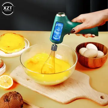 Wireless Electric Egg Beater Handheld Mini Multi-Function Milk Frother - 3  Speeds, Automatic Whisk, Dough & Egg Beater, Cake Cream Whipper