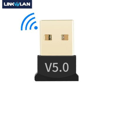 Linkwylan USB Bluetooth 5.0 Dongle Adapter 4.0 for PC Speaker Wireless Mouse Music Audio Receiver Transmitter aptx Bluetooth 5.0