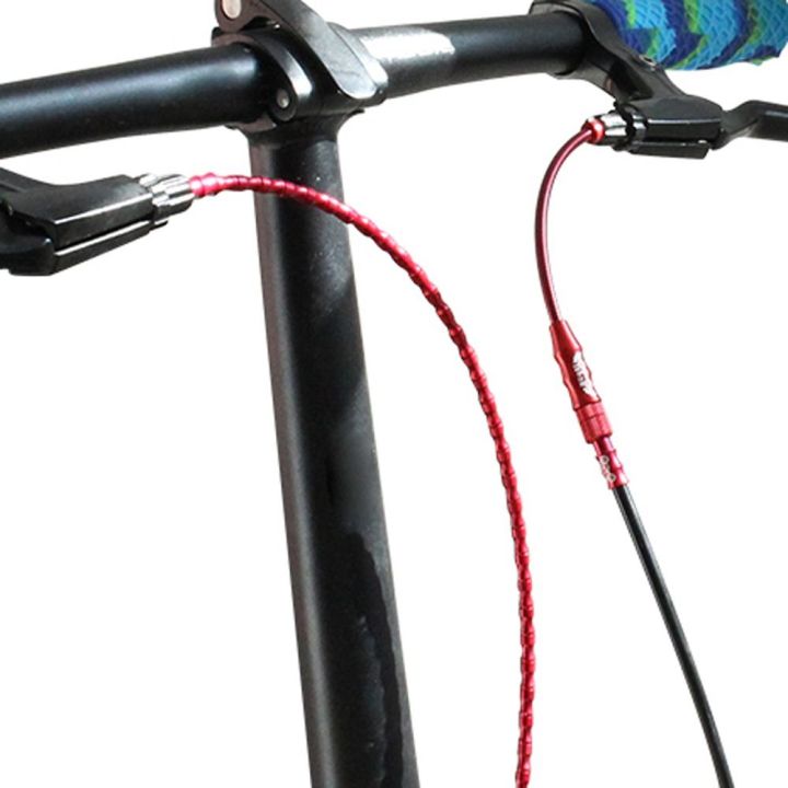 qiannong-ท่อจักรยานเสือหมอบ2ชิ้นท่อเบรกนูดเดิลจักรยานอุปกรณ์รถจักรยานขยายเส้นก๋วยเตี๋ยวท่อที่คดงอเบรก-v-ข้อศอกสปริงข้อศอก