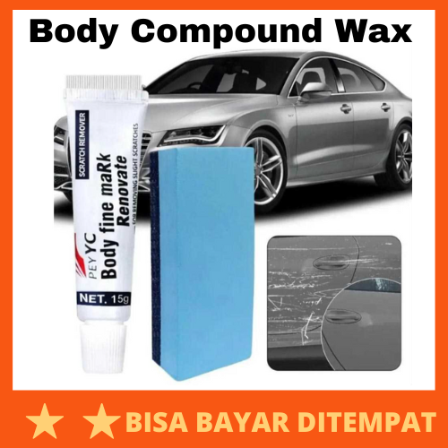 Body Compound Wax Paint Scratch Auto Care Polish / Alat Kit Wax Kompon