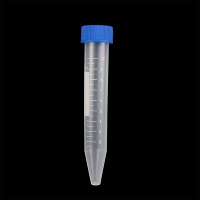 【YF】❅✽☎  10ML Plastic Transparent Centrifuge Tube Screw Cap Cone Bottom Laboratory Vial Free-standing Lab Sample Analysis 5 Pcs