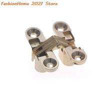 Brand New Invisible Concealed Cross Door Hinge Zinc alloy Hidden Hinges For Folding Door Furniture Hardware Accessories Door Hardware Locks