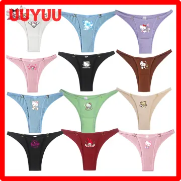Sanrio Hello Kitty Women's Panties Cotton Slik Female Underwear Sexy Panties  for Women Briefs Cute Underwear