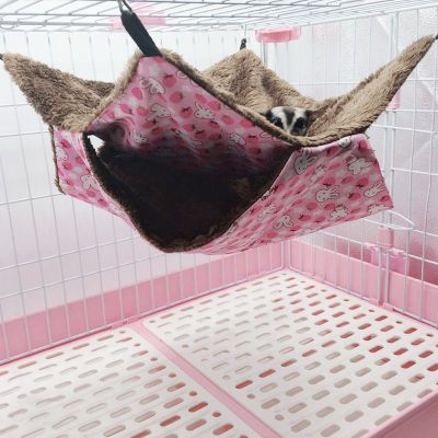 Pets Birds Hamster Hanging Bed Small Animals Squirrel Cotton Hammock Beds Beds