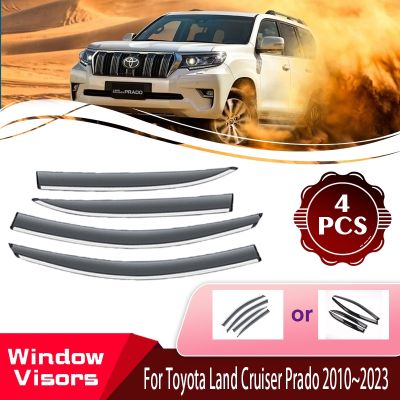 ❁ For Toyota Land Cruiser Prado 150 J150 Lexus GX 400 460 2010 2023 Car Window Visor Sun Visor Deflector Rainproof Car Accessories