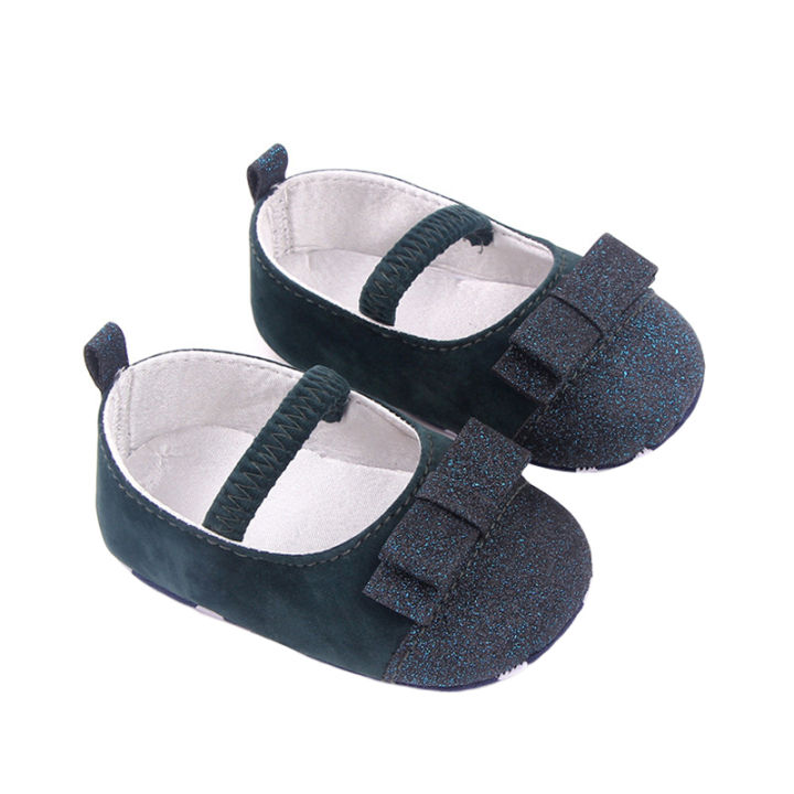 mary-jane-รองเท้าชุดแต่งงานรองเท้าเจ้าหญิงสำหรับทารกแรกเกิดเด็กวัยหัดเดินพื้นรองเท้านิ่มกันลื่นเงา
