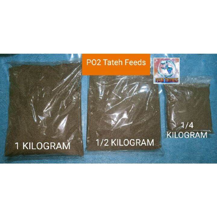 PO2 Tateh Feeds Fish Food Per Kilo Lazada PH