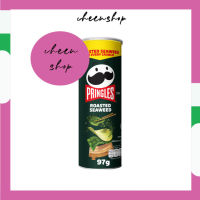 ขนมมันฝรั่งทอดกรอบ PRINGLES รส Roasted Seaweed น้ำหนักสุทธิ 97 กรัม