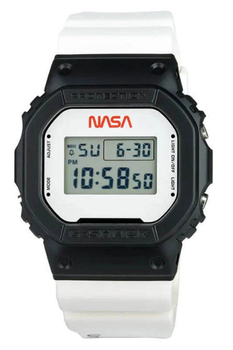 Casio G Shock นาฬิกาข้อมือผู้ชาย สายเรซิ่น รุ่น Dw 5600 Dw 5600nasa21