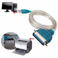 USB to Parallel IEEE 1284 Printer Adapter Cable PC (Connect your old parallel printer to a USB port)