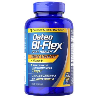 Osteo Bi-Flex Triple Strength, 220 Tablets ของแท้ Exp.04/2025