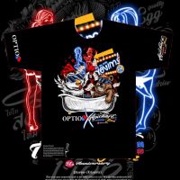 ? (พิมพ์พรีเมี่ยม)OPTION APICHART เสื้อยืด Cotton S-5XL เสื้อยืดคุณภาพดี