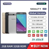【4G】Samsung Galaxy J7 V J727 Octa-core 5.5 นิ้ว 2GB RAM 32GB ROM 8MP กล้อง IPS LCD Bluetooth 3300mAh โทรศัพท์มือถือ Android