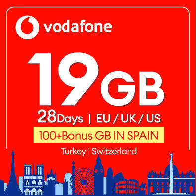 Vodafone Prepaid 4G/5G SIM 19GB 28 Days With Free Calls And SMS | Lazada PH