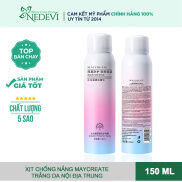 Xịt Chống Nắng Maycreate Chính Hãng, Chống Nắng, Dưỡng Trắng Da
