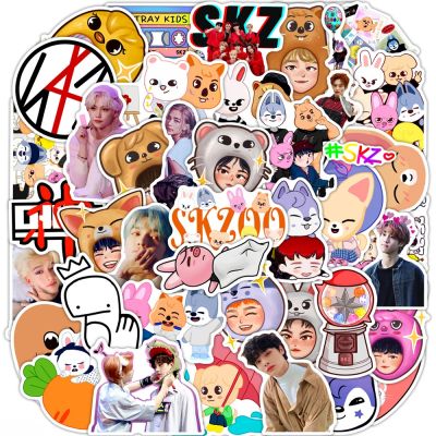 hotx【DT】 10/30/50pcs Kpop Stray Kids Sticker Decals Graffiti Notebook Laptop Tablet for