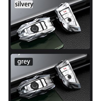 เคสกุญแจรีโมทรถยนต์สําหรับ Zinc Alloy Car Key Case Cover For BMW X1 X3 X5 X6 Series 1 2 5 7 E84 F20 F10 F30 G20 G30 G01 G02 G05 Auto Cool Modified Key Shell