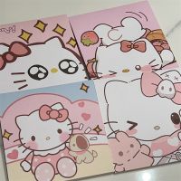 ✢❁ Kawaii Sanrio Hello Kitty Convenience Book Mymelody Kuromi Cinnamoroll Note Book Cute Paste Notepad Student Office Stationery