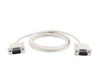 1.2M RS232 DB9 9 Pin Male to VGA Video 15 Pin Male Adapter Cable Light Gray