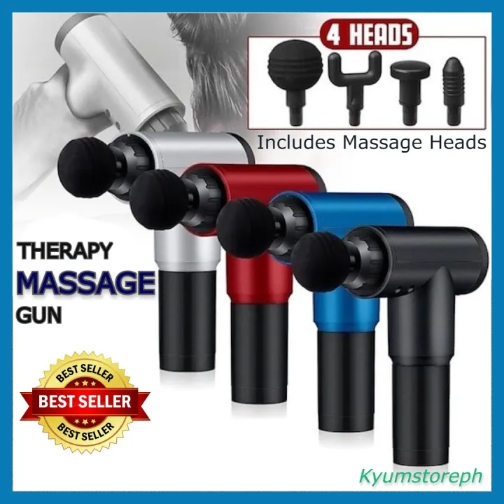 Fascial Gun Therapy Massage Gun Full Body Percussion Therapy Deep Tissue  Pain Relief Massager Vibrator For