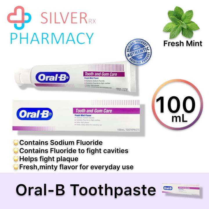 Oral-B Tooth And Gum Care Toothpaste 100ml [Fresh Mint Flavour] | Lazada