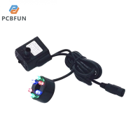 pcbfun DC5.5-12V  3W 1020ที่มี6พรุนกันน้ำไฟสีสันสดใสไฟ LED ปั๊มน้ำ DC