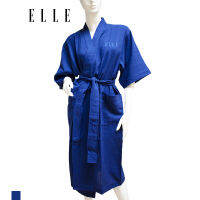 ELLE BATHROBE เสื้อคลุมอาบน้ำ สไตล์ญี่ปุุ่น เนื้อผ้า Gauze (การ์เสะ) บางเบา สวมใส่สบาย ผลิตจากฝ้ายธรรมชาติ100%  [ TEB044 ]