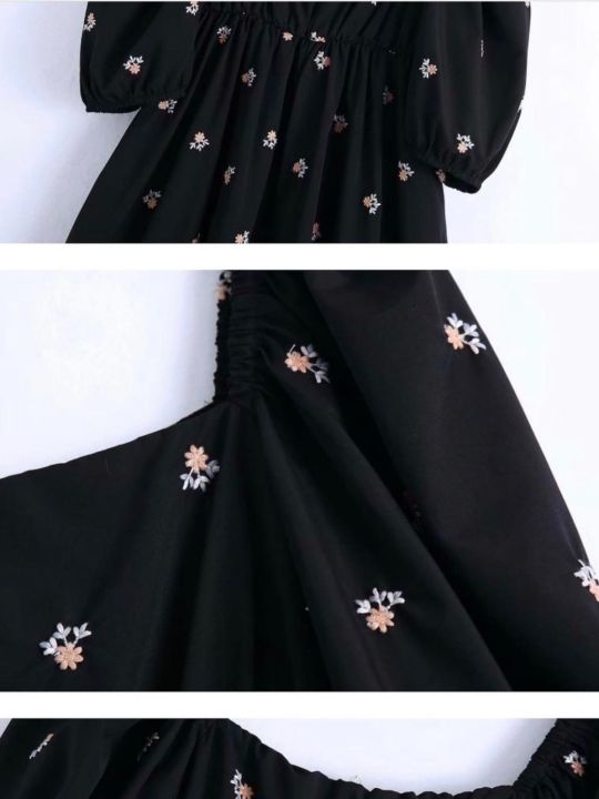 p006-035-pimnadacloset-square-neck-3-4-puffed-sleeves-embroidery-blouson-dress