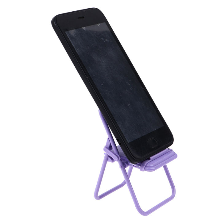 yizhuoliang-เก้าอี้น่ารักผู้ถือโทรศัพท์มือถือพับได้ตั้งโต๊ะโทรศัพท์มือถือ-bracket-desktop-decor