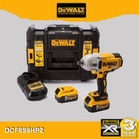 Dewalt DCF899HP2 บล๊อคไร้สาย dewalt dcf899 พร้อม แบตเตอรี 5.0ah x2 ก้อน และแท่นชาร์จ