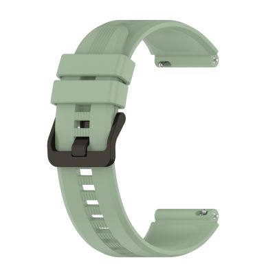 สำหรับนาฬิกา Huawei GT 2e สายนาฬิกาข้อมือซิลิโคนแนวตั้ง22มม. (สีเขียวทะเลสาบไอซ์)