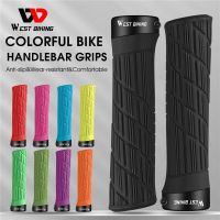 WEST BIKING Bicycle Handlebar Cover Soft Rubber MTB Road Bike Grips Shockproof Anti-Slip Colorful Grips Cycling Handlebar Grips Handlebars