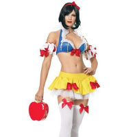 SNAILIFY y Lingeries Snow White Cosplay Women Game Role Play Snowwhite Wig Halloween Costume Carnival Party Fancy Dress