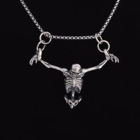 【HOT】✵¤✸ Plated Captivity Pendant Mens Biker Punk Necklace Gothic Jewelry Accessory