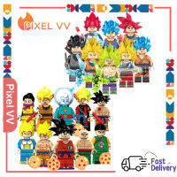 D Ragon B All Minifigures Broli Son Goku อาคารบล็อกของเล่นอะนิเมะอาคารบล็อก Minifigures ของเล่นสำหรับเลโก้