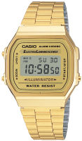 นาฬิกาข้อมือ ผู้ชาย/หญิง CASIO Digital Vintage รุ่น A168WG-9WDF สีทอง ขนาดตัวเรือน 38.6 มม. Quartz