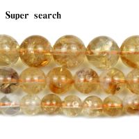 ☜∋✐ AAA Natural Citrines Stone Beads Yellow Quartz Crystal Loose Minerals Beads for Jewelry Making Diy Bracelet Accessories 15