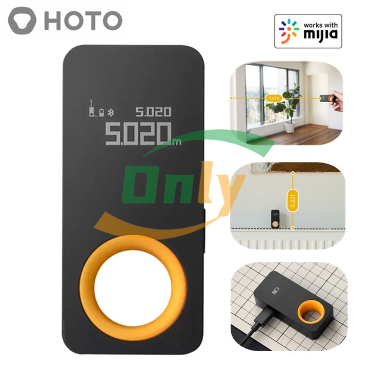 HOTO Laser Tape Measure Smart Laser Rangefinder Intelligent 30M OLED
