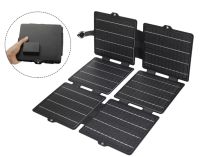 แผงโซ่ล่าเซลล์พกพา FrankTech SC-6512M Solar Charger แผงโซล่าเซลล์ชาร์จไฟ 12V&amp; 5V กำลังไฟ 200w วัตต์กันน้ำได้ IP65